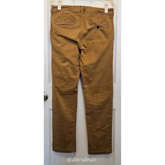 American Eagle Brown Chinos Men's 30 X 32 - Picture 2 of 7